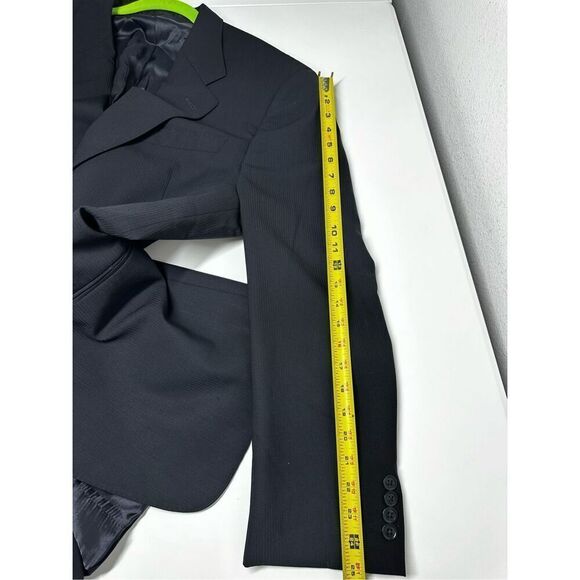 Armani Collezioni Men’s 2 Buttons Blazer Black Made in Italy Size 42 See Descrip - Picture 8 of 16